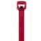 Panduit Cable Tie, 8 in L, 2 in Max Bundle Dia., Red, Nylon 6/6, 18 lb Strength, 1000 PK PLT2M-M2 - alternate 4